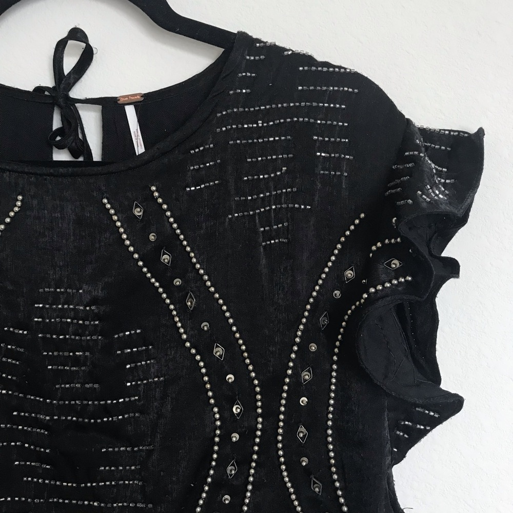 NWT Free People Shine Like The Stars Beaded Dress - Picture 4 of 8